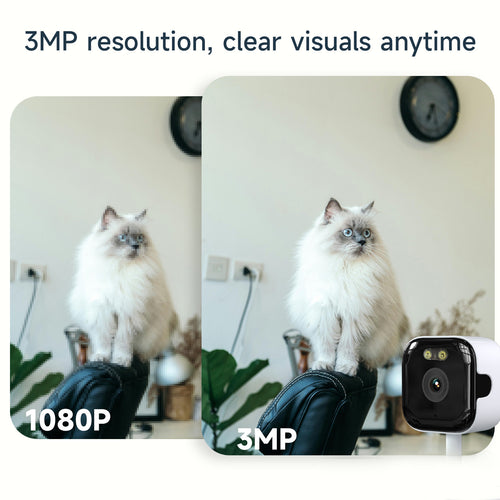 2K Window Camera with Dual-Band WiFi & Two-Way Voice